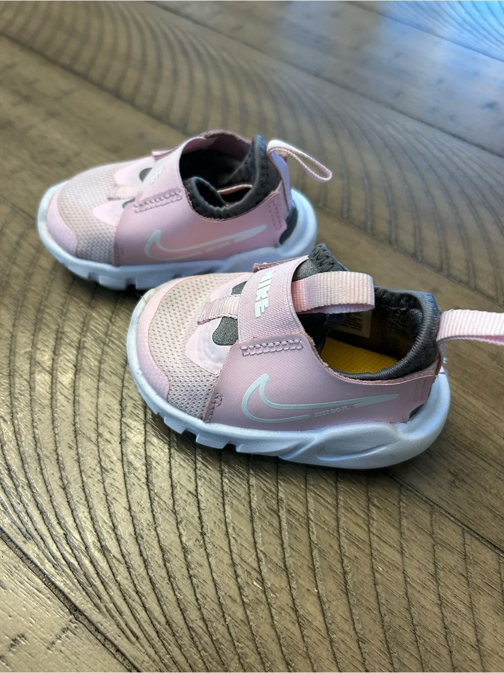 Size 2 Toddler Girl Nike Pink Slip-On Athletic Shoes